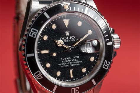 rolex vintage 1986|1986 rolex submariner 16800.